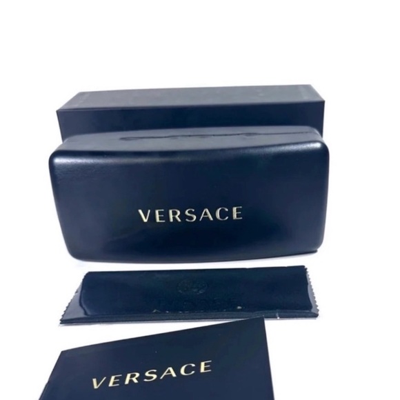 Versace Mod 2247D 1471/87 White and Gold Sunglasses Authentic New - Picture 3 of 10